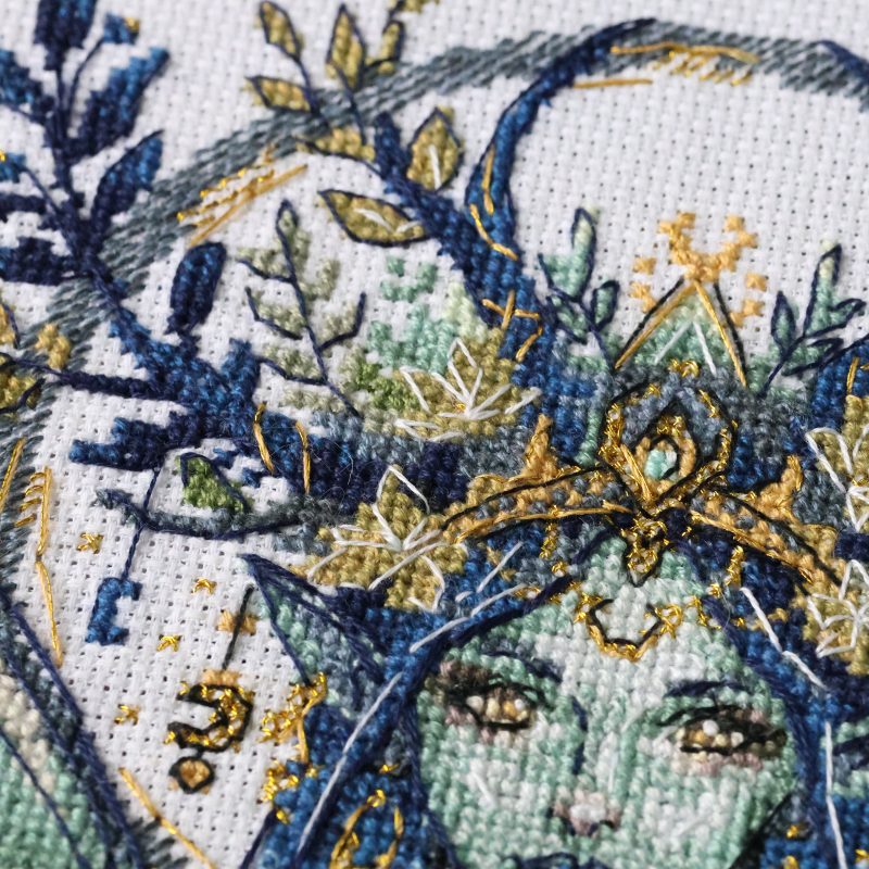 Cross Stitch Kit "Elf of the Starry Forest"