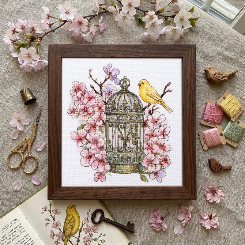 Cross Stitch Kit "Canary Song"
