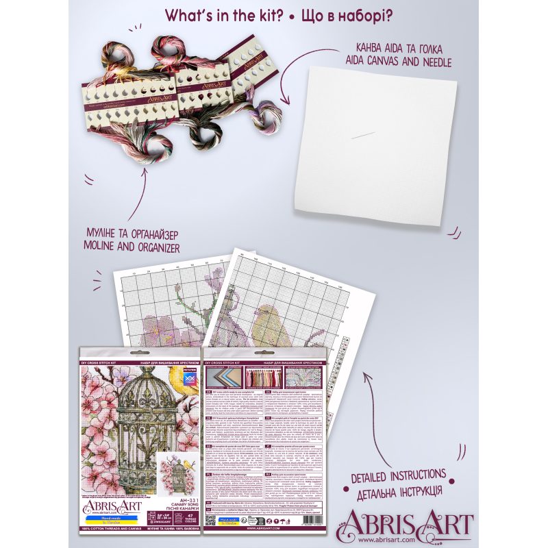 Cross Stitch Kit "Canary Song"