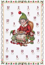 Cross Stitch Kit "A treat for the elves"