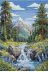 Cross Stitch Kit "Faraway mountains"