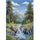 Cross Stitch Kit "Faraway mountains"