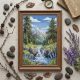 Cross Stitch Kit "Faraway mountains"