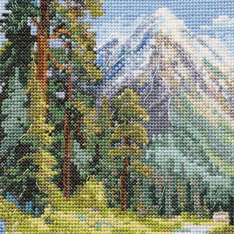 Cross Stitch Kit "Faraway mountains"