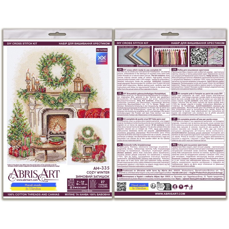 Cross Stitch Kit "Cozy Winter"