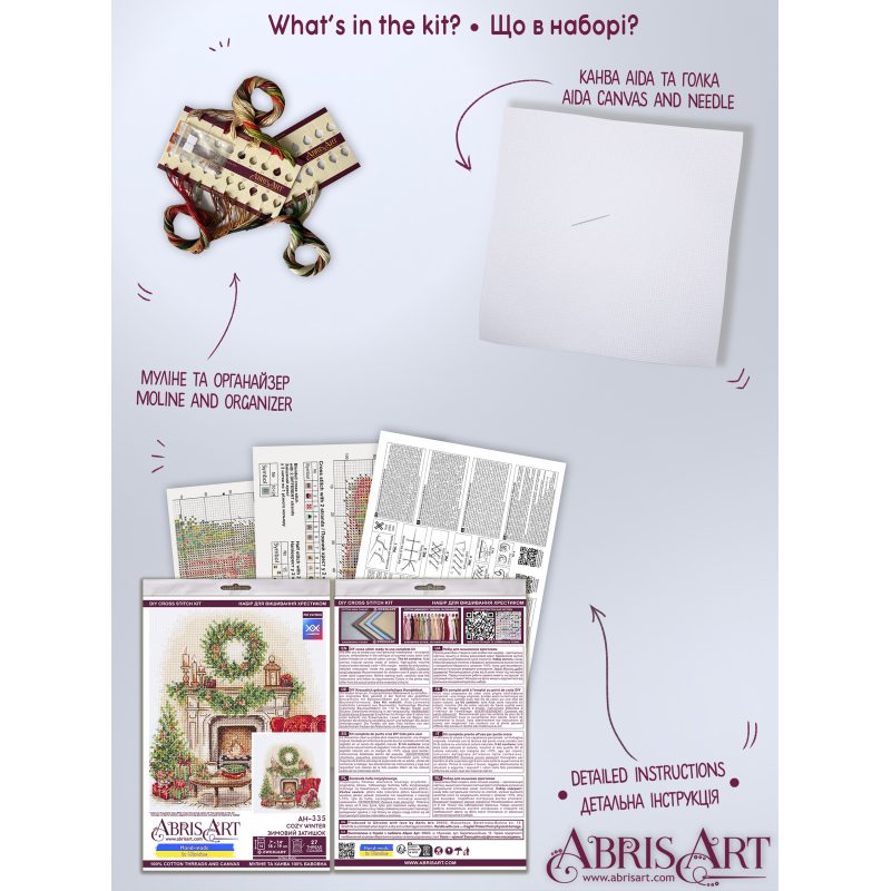 Cross Stitch Kit "Cozy Winter"