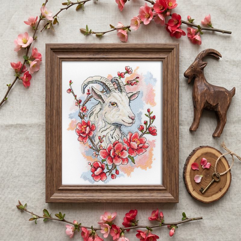 Cross Stitch Kit "Spring’s Embrace"