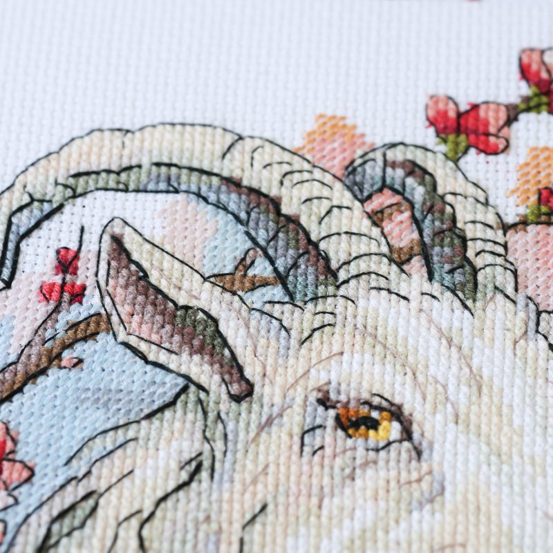 Cross Stitch Kit "Spring’s Embrace"