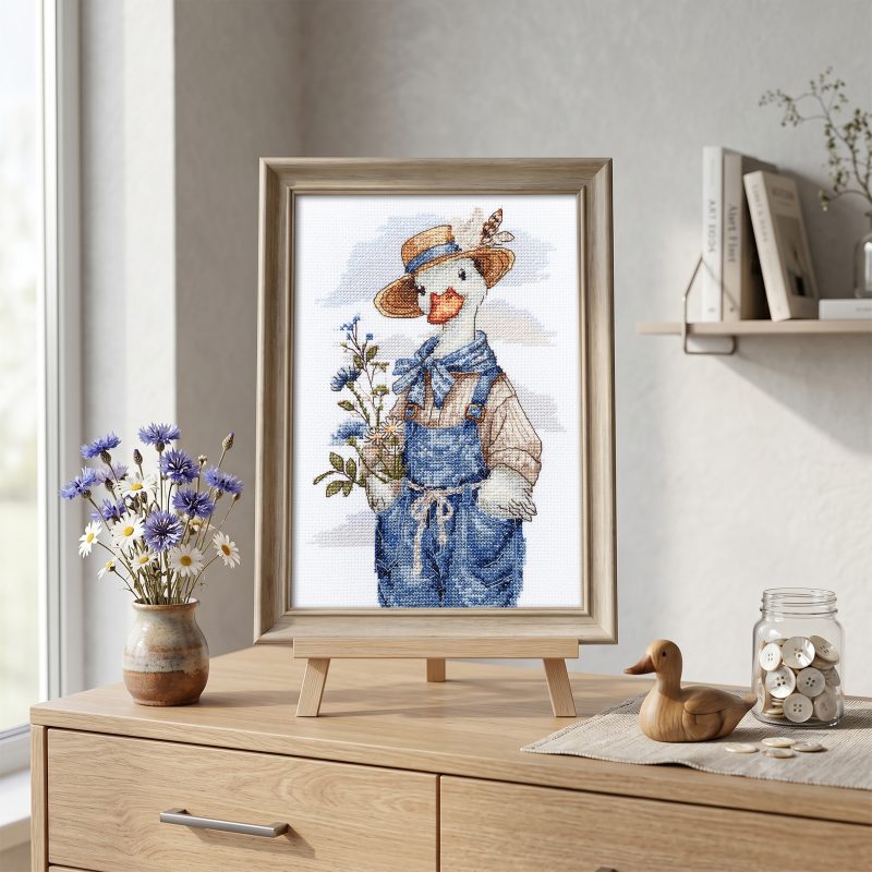 Cross Stitch Kit "The yard master"