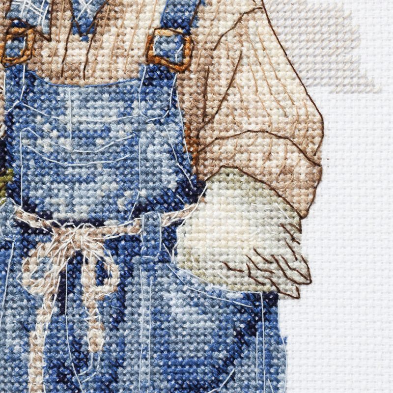 Cross Stitch Kit "The yard master"