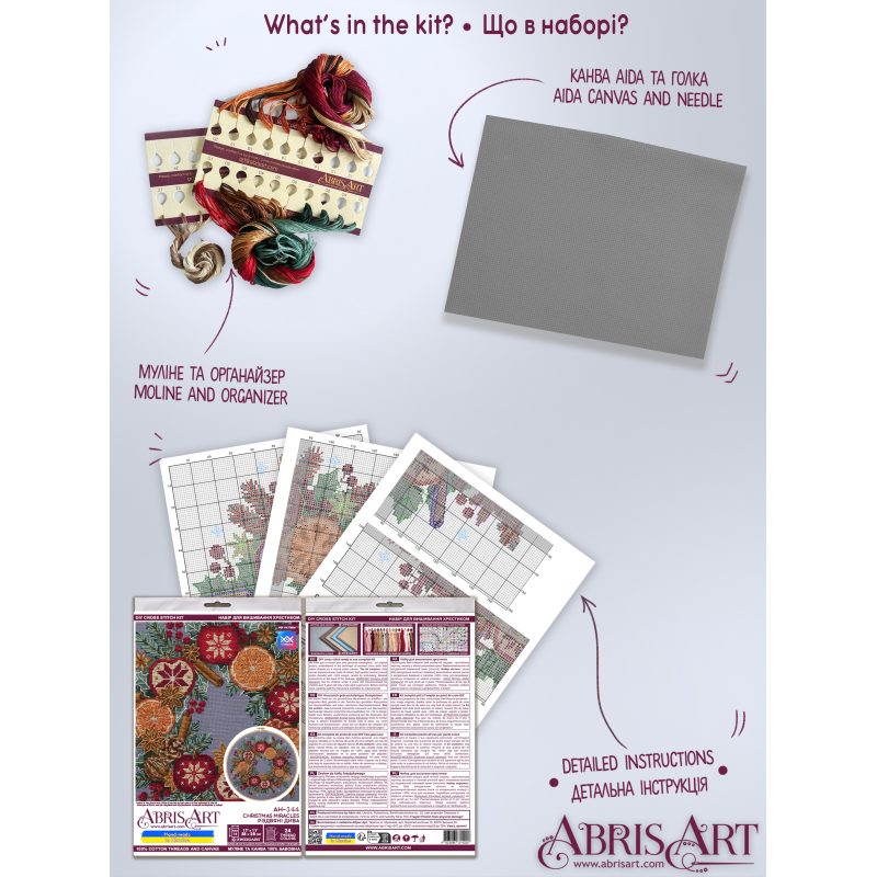 Cross Stitch Kit "Christmas miracles"