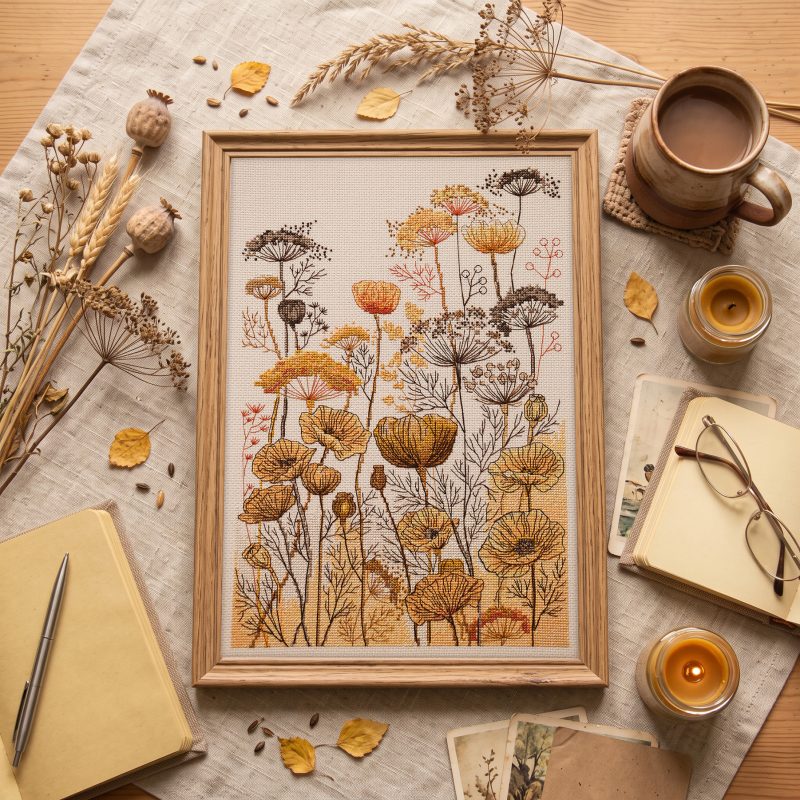 Cross Stitch Kit "Preserve the Moment"