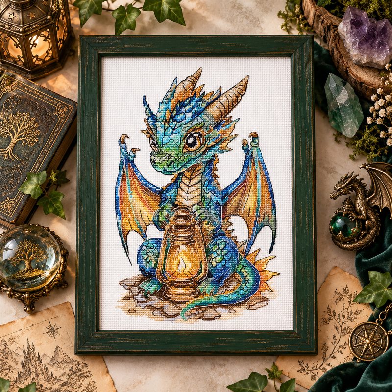 Cross Stitch Kit "Fireheart"