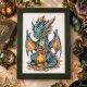 Cross Stitch Kit "Fireheart"