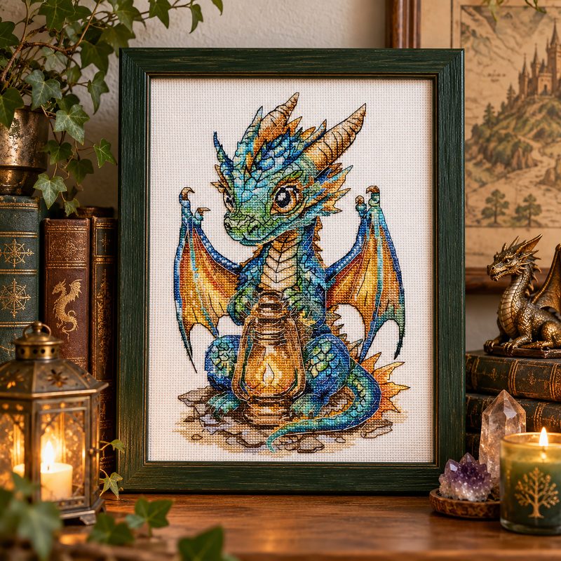 Cross Stitch Kit "Fireheart"