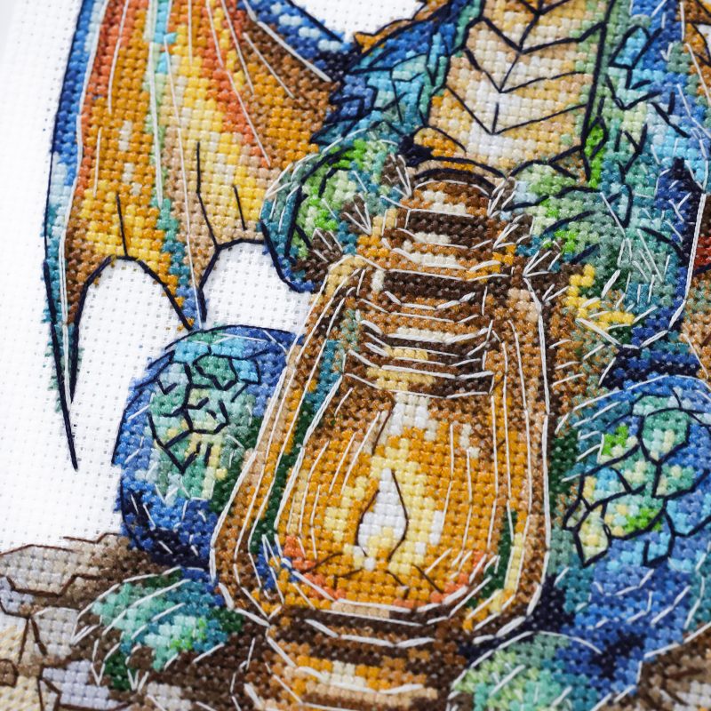 Cross Stitch Kit "Fireheart"