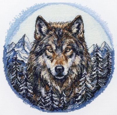 Cross Stitch Kit "Northern Alpha"