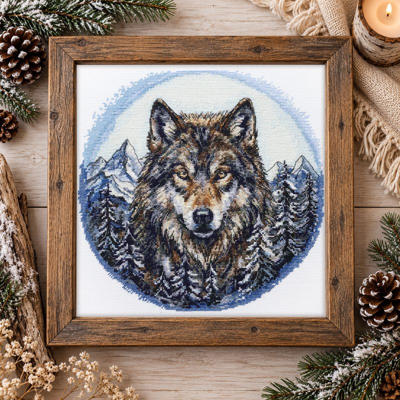 Cross Stitch Kit "Northern Alpha"