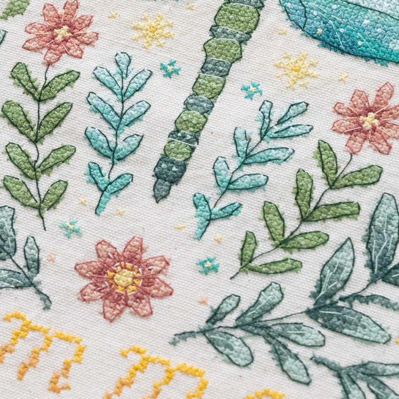 Cross Stitch Kit "Summer's doorstep"