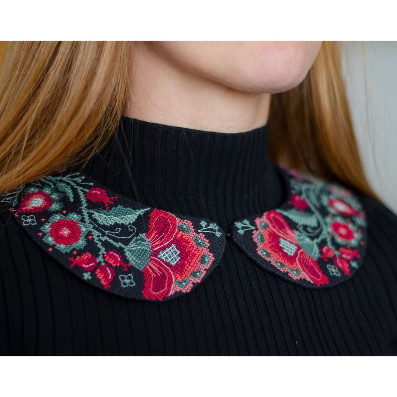 Cross Stitch Kit "Collar "Ethno-motive""