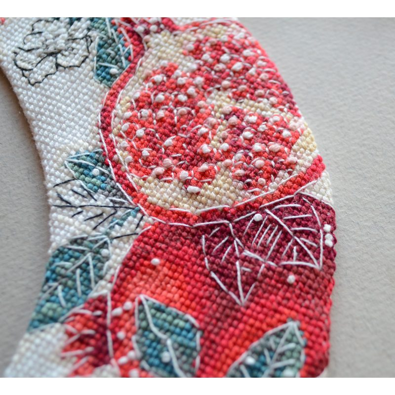 Cross Stitch Kit "Collar "Pomegranate Temptation""