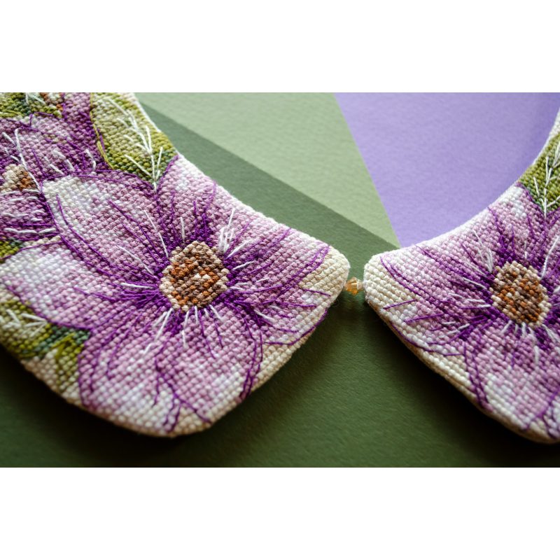 Cross Stitch Kit "Collar "Exquisite Inspiration""