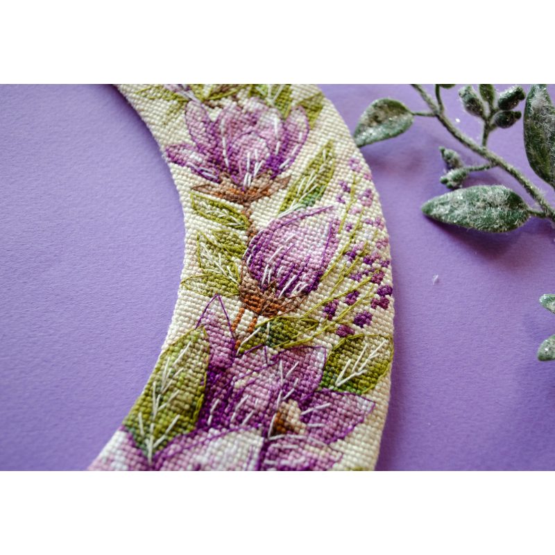 Cross Stitch Kit "Collar "Exquisite Inspiration""