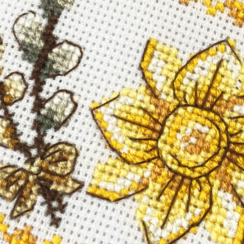 Cross Stitch Kit "Rushnyk «Blooming Easter Egg»"