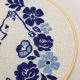 Satin Stitch Embroidery Kit "Floral Whisper"