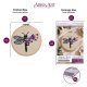 Satin Stitch Embroidery Kit "The Emerald Guest"