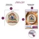 Satin Stitch Embroidery Kit "Fairy Tale Scene"
