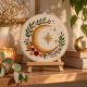 Satin Stitch Embroidery Kit "Golden moon"