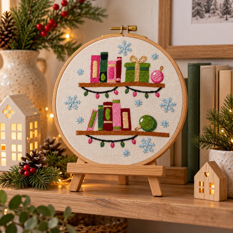 Satin Stitch Embroidery Kit "Christmas Stories"