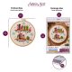 Satin Stitch Embroidery Kit "Christmas Stories"