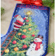 Cross Stitch Christmas Stocking Kit "Spark the celebration"