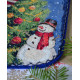 Cross Stitch Christmas Stocking Kit "Spark the celebration"