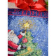 Cross Stitch Christmas Stocking Kit "Spark the celebration"