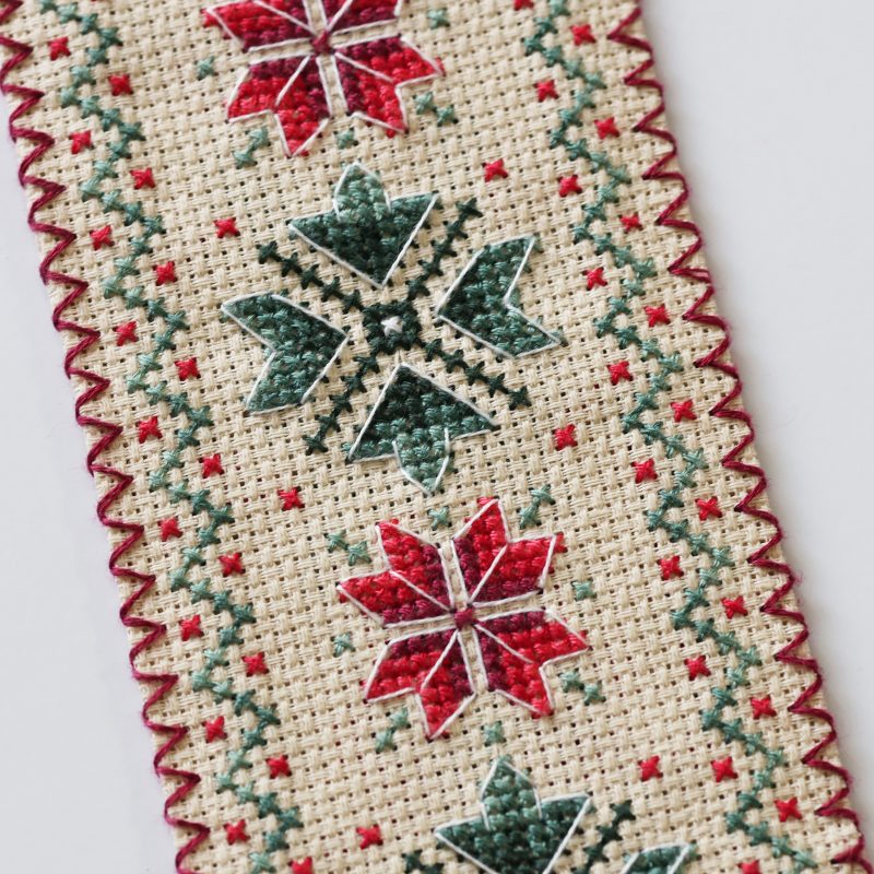 Cross Stitch Kit "Bookmark "Floral talisman""