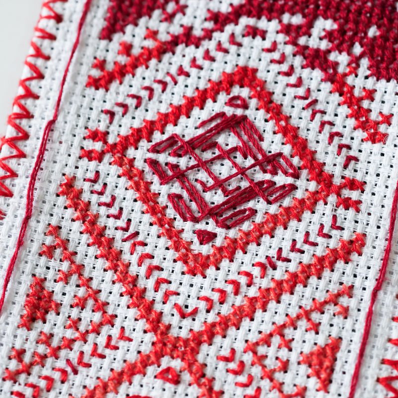 Cross Stitch Kit "Bookmark "Mountain's magic""