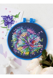 Cross Stitch Kit "Neon glitter"