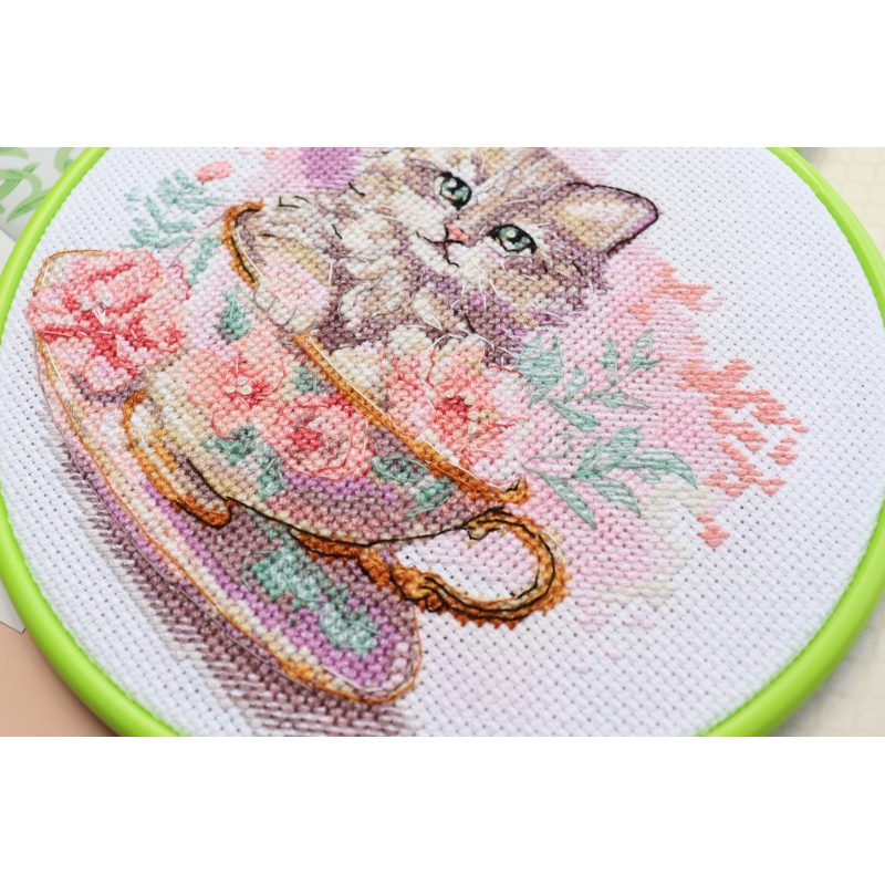 Cross Stitch Kit "Tea party"