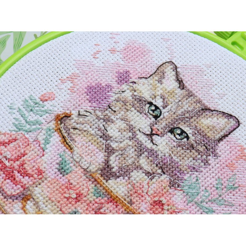 Cross Stitch Kit "Tea party"
