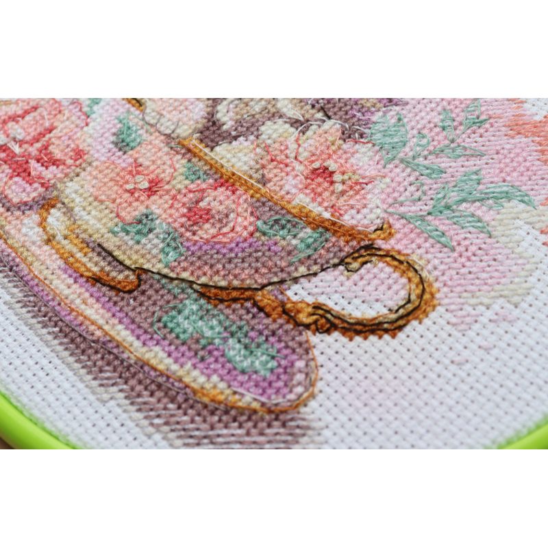 Cross Stitch Kit "Tea party"