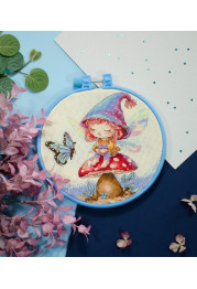 Cross Stitch Kit "Tiny Sorceress"