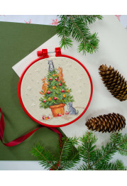 Cross Stitch Kit "The naughty cats"