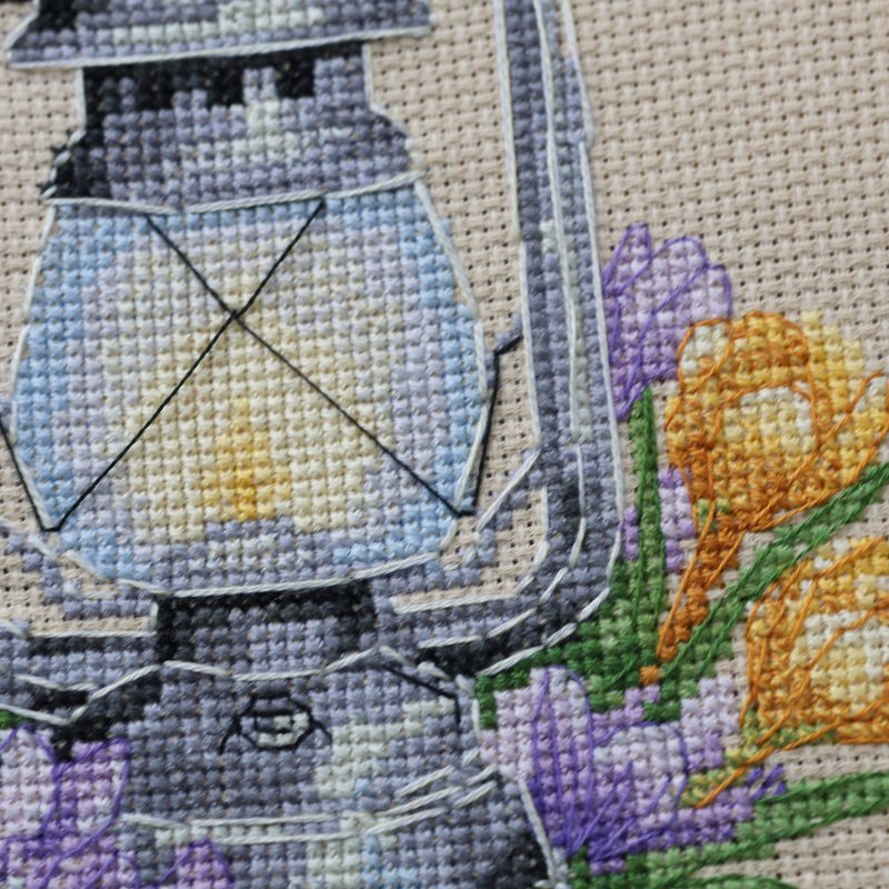 Cross Stitch Kit "Spring saffron"