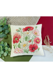 Cross Stitch Kit "When Poppies Bloom"