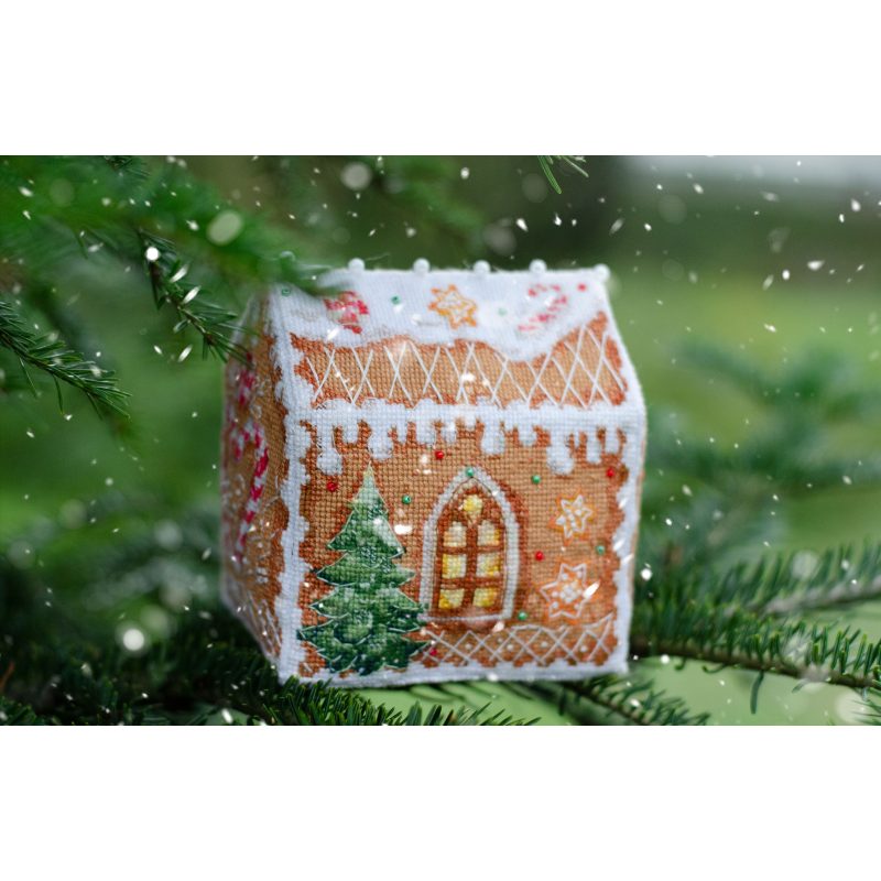 3D Cross Stitch Ornament Kit "Sweet Holiday"