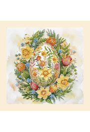 Midi Bead Embroidery Kit on Art Canvas "Easter Symbol"
