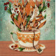 Mini Bead Embroidery Kit on Art Canvas "Аutumn aroma"
